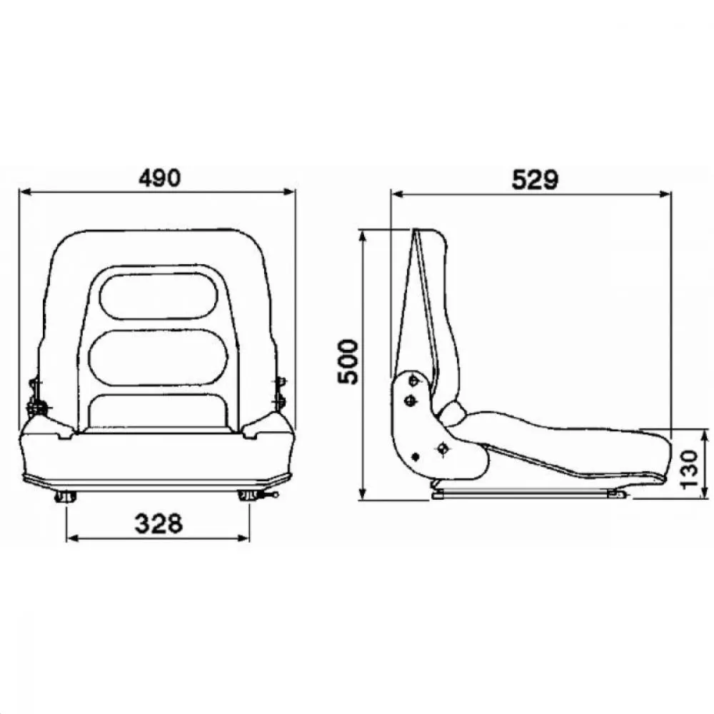 Sedile Per Carrello Elevatore KRAMP In Vendita Sul Nostro Shop Online - Foto 2