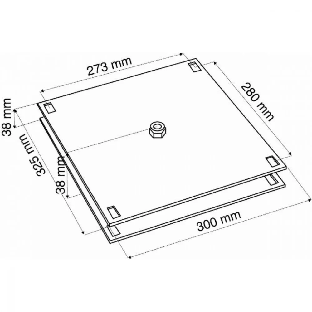2 Pezzi Di Ricambio Per Sedia Da Ufficio Piastra Di Base Girevole - Foto 7