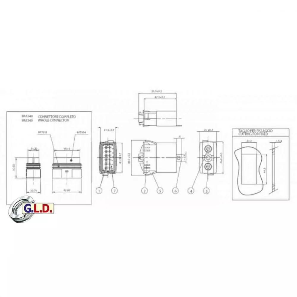 Interruttore Lampeggiatore Per Trattore Universale, Ricambio Adatto Per UTB 340 445 530, Accessorio Elettrico Resistente - 3