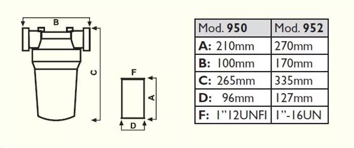 Cartuccia di ricambio per filtro separatore acqua/gasolio 30 micron 70 lt/min Articoli per l'agricoltura