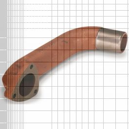 Collettore Di Scarico A Gomito Ama Per Trattori Fiat - Compatibile Con Riferimenti Originali - Foto 4