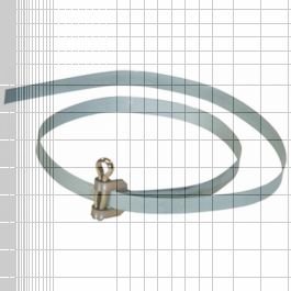 10 Fascette Serracavo Per Messa A Terra In Acciaio Inox - Da 1/8 A 4 Pollici - Marca F-Tronic